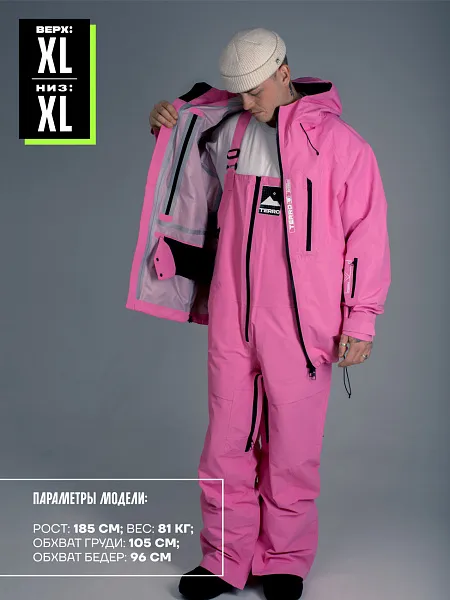 23/24 Полукомбинезон TERROR HIGH PERFORMANCE ярко-розовый new