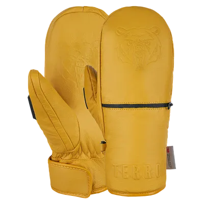 Варежки TERROR - LEATHER Mitten (Brown)