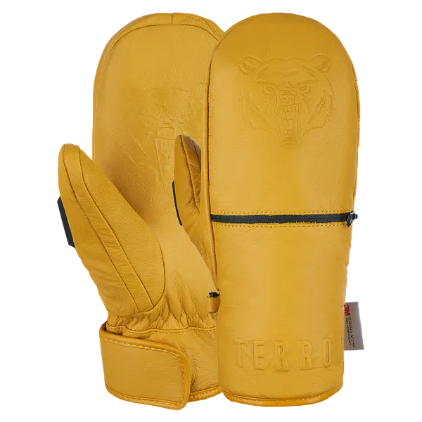 Варежки TERROR - LEATHER Mitten (Brown)