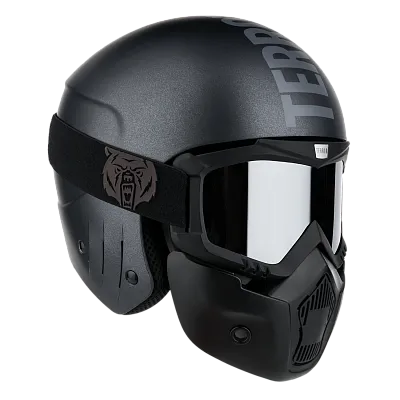 Шлем TERROR - AVIATOR Kit Black