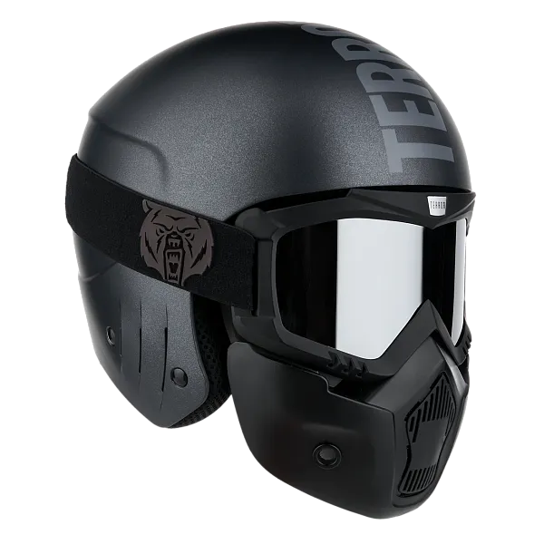 Шлем TERROR - AVIATOR Kit Black