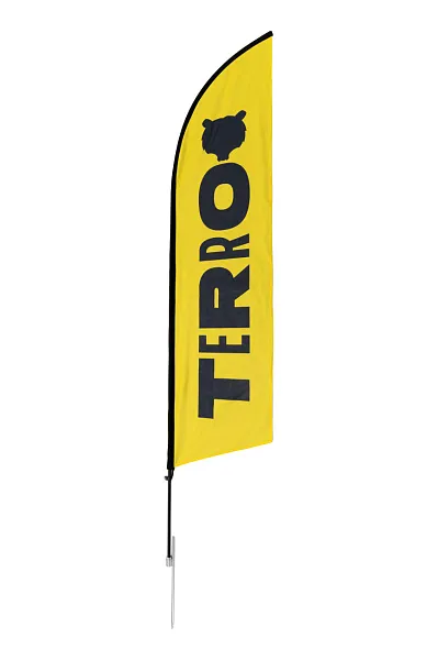 25 Флаг со  штырем TERRO SUP
