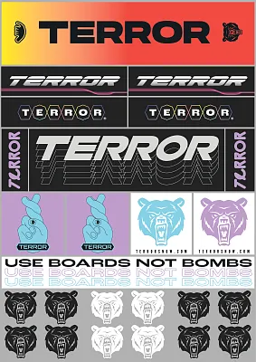 Стикерпак TERROR 30х21 см